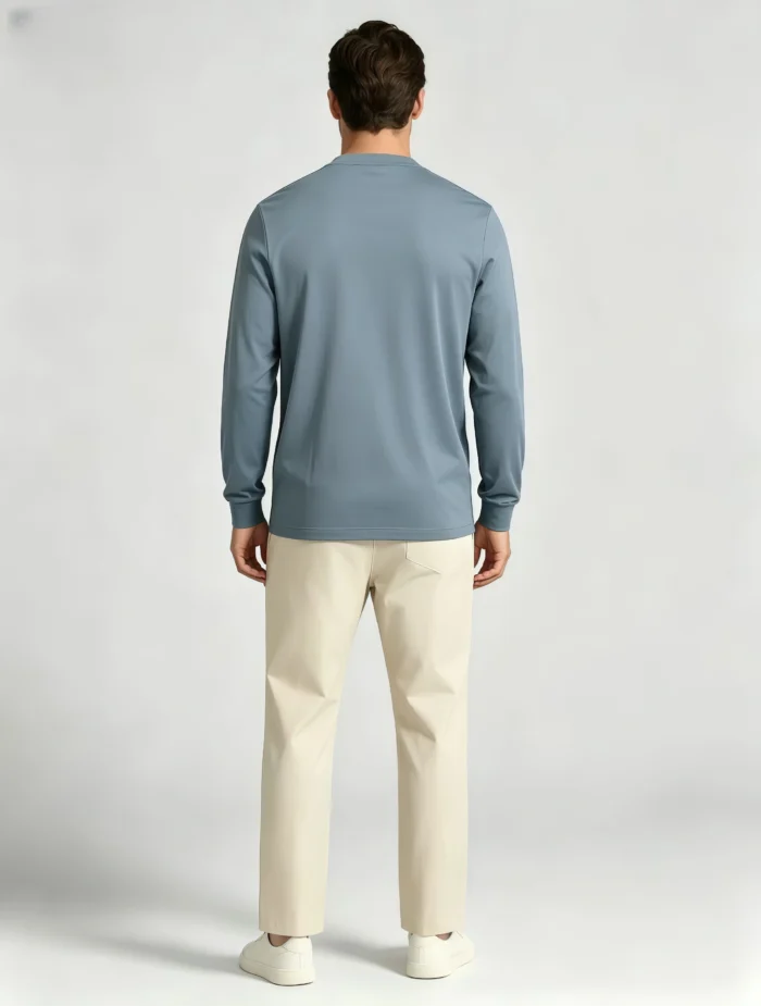 Men's Stretch Comfort Multi-Purpose Long Sleeve Base Layer - Image 6