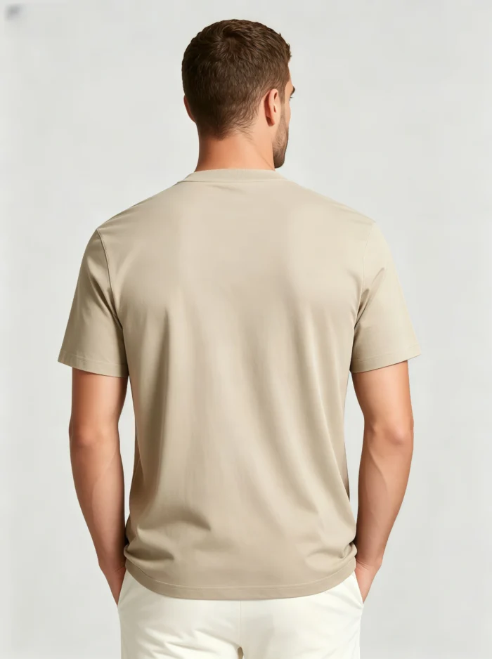 Men's Basic Cotton Crew Neck T-Shirt - Image 9