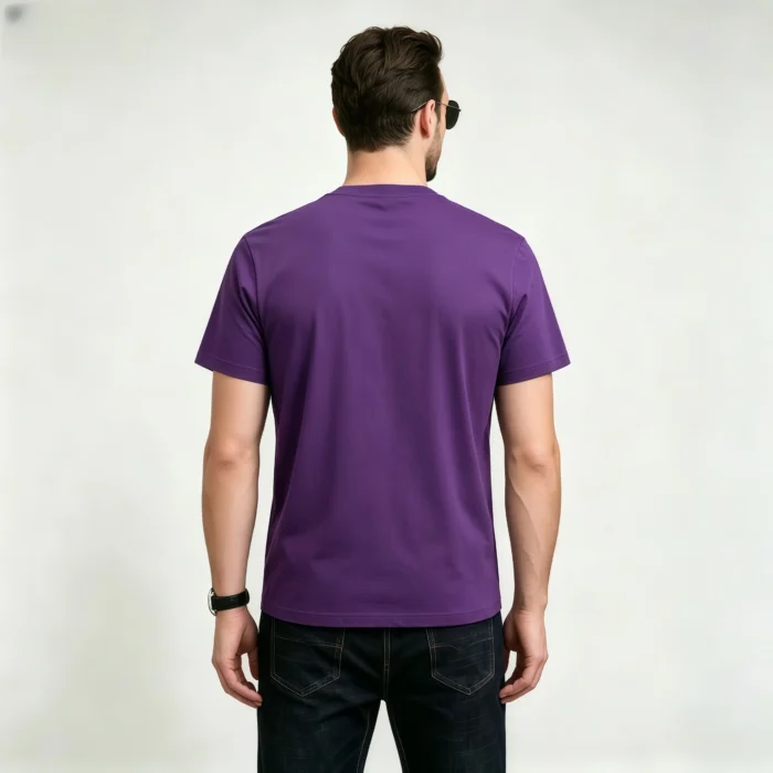 Men's Basic Cotton Crew Neck T-Shirt - Image 5