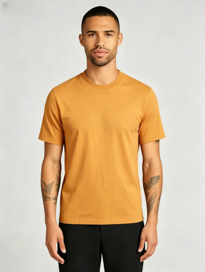 Men's Basic Cotton Crew Neck T-Shirt - Image 6