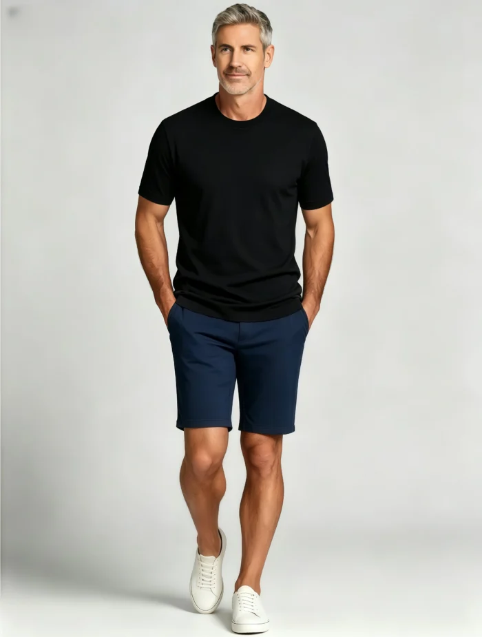 Men's Basic Cotton Crew Neck T-Shirt - Image 8