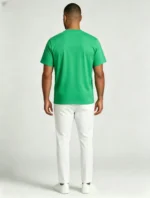 Men's Classic Crew Neck Heavyweight Cotton Blank Plain Short Sleeve Basic T-Shirt - Image 2