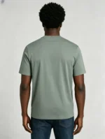 Men's Classic Crew Neck Heavyweight Cotton Blank Plain Short Sleeve Basic T-Shirt - Image 9