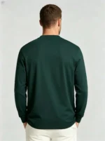 Men's Basic Crew Neck Long Sleeve Casual T-Shirt - Image 6