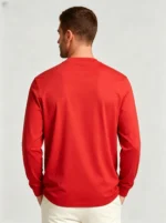 Men's Basic Crew Neck Long Sleeve Casual T-Shirt - Image 2