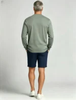 Men's Basic Crew Neck Long Sleeve Casual T-Shirt - Image 9