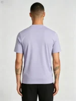 Men's Soft Heavy Cotton Crew Neck Short Sleeve Multi Occasion Versatile Basic Tee - Image 9