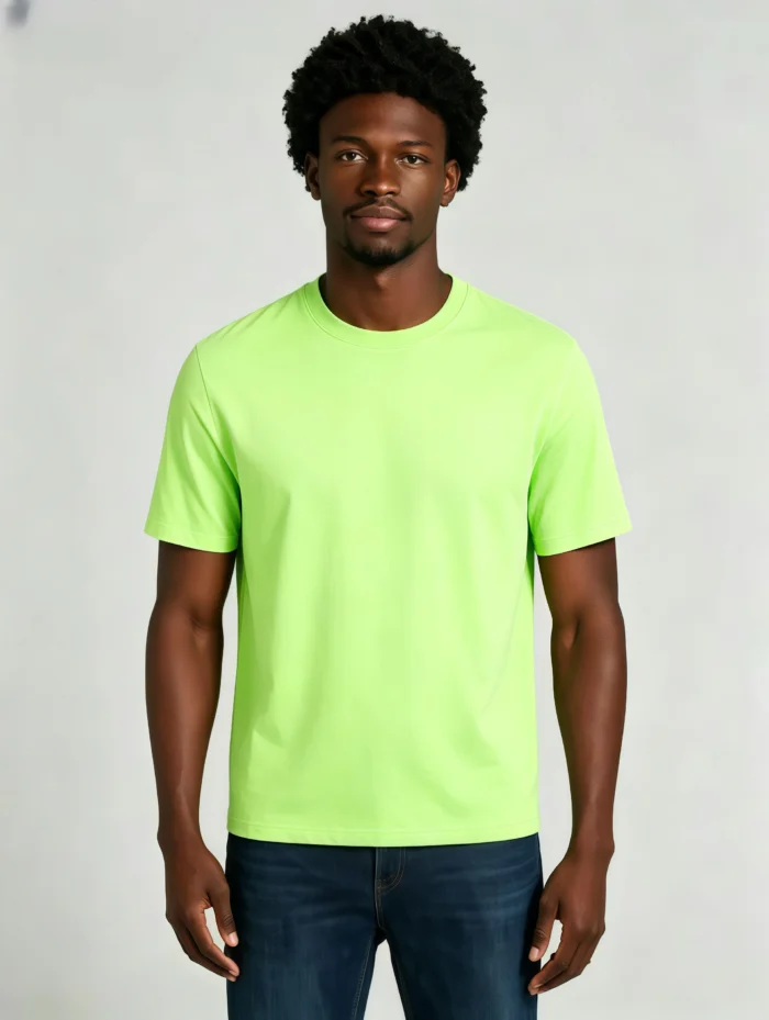 Men's Basic Cotton Crew Neck T-Shirt - Image 7