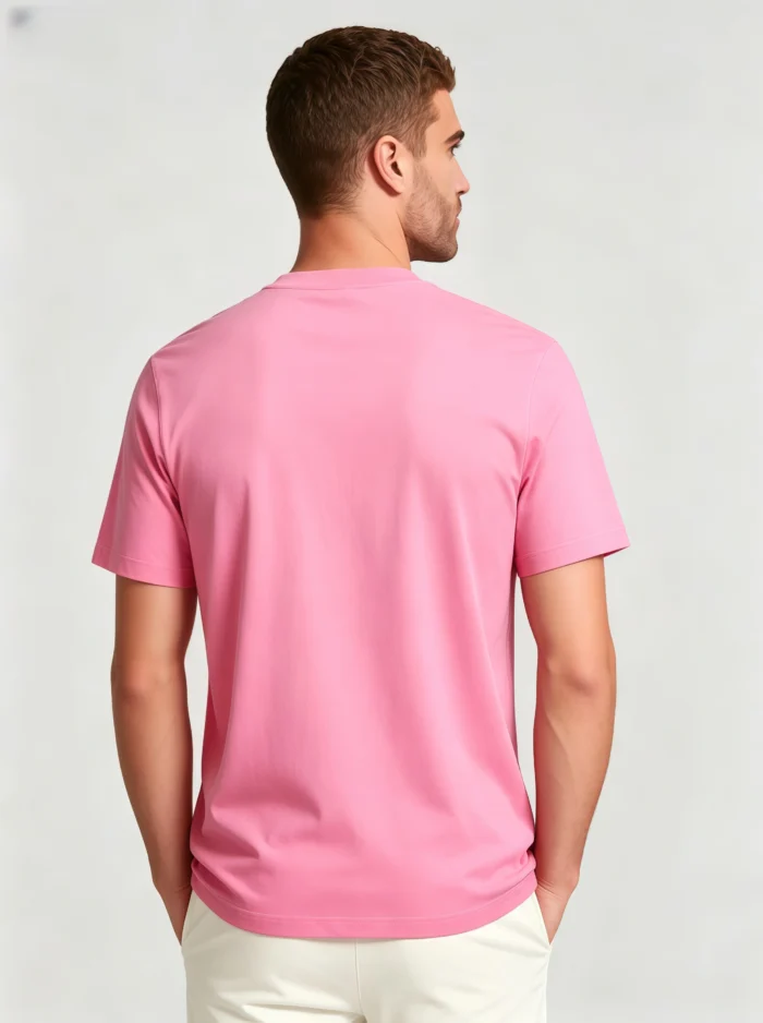 Men's Basic Cotton Crew Neck T-Shirt - Image 2