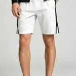 Men's Soft Jacquard Knit Drawstring Shorts Multi Occasion Lightweight Travel Lounge Shorts