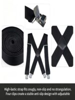 The Titan Cut™ Heavy-Duty X-Back Suspenders - Image 2