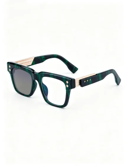 Minimalist Rivet Thick Square Photochromic Dual-purpose Sunglasses Unisex