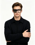 Minimalist Rivet Thick Square Photochromic Dual-purpose Sunglasses Unisex - Image 2