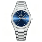 Octagon Dual Calendar Integrated Steel Men Watch Minimal Commute Waterproof Quartz Wristwatch