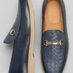 Men's Woven Toe Horsebit Smart Casual Loafers