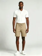 Men's Cross Jacquard Drawstring Shorts - Image 11