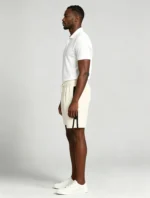 Men's Soft Jacquard Knit Drawstring Shorts Multi Occasion Lightweight Travel Lounge Shorts - Image 4
