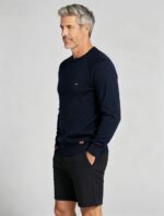 Men's Front Diamond Cable Knit Crew Neck Raglan Sleeve Sweater Soft Breathable Fall Winter Casual Layering Pullover - Image 15