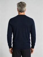 Men's Front Diamond Cable Knit Crew Neck Raglan Sleeve Sweater Soft Breathable Fall Winter Casual Layering Pullover - Image 16