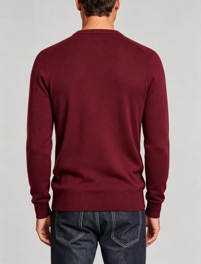 Men's Front Diamond Cable Knit Crew Neck Raglan Sleeve Sweater Soft Breathable Fall Winter Casual Layering Pullover - Image 19