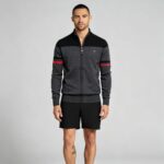 Men's Soft Stretch Color Block Zip Knit Cardigan Multi Occasion Breathable Daily Travel Lightweight Outer Sweater - Image 2