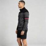 Men's Soft Stretch Color Block Zip Knit Cardigan Multi Occasion Breathable Daily Travel Lightweight Outer Sweater - Image 4