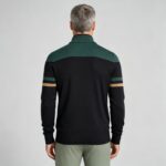 Men's Soft Stretch Color Block Zip Knit Cardigan Multi Occasion Breathable Daily Travel Lightweight Outer Sweater - Image 15