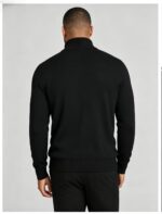 Men's Stand Collar Pocket Knit Cardigan - Image 19
