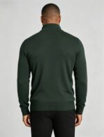 Men's Stand Collar Pocket Knit Cardigan - Image 14