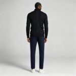 Men's High Stretch Vertical Rib Turtleneck Knit Sweater Multi Occasion Windproof Daily Travel Warm Base Layer Top - Image 7