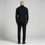 Men's Full Diamond Cable Knit Shawl Collar Button Front Cardigan Soft Warm Business Casual Layering Knit Jacket - Image 7