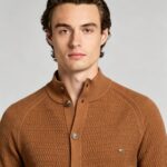 Men's Full Vertical Ribbed Henley Collar Long Sleeve Knit Sweater Soft Slim Fit Fall Winter Casual Layering Pullover - Image 5