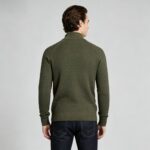 Men's Full Vertical Ribbed Henley Collar Long Sleeve Knit Sweater Soft Slim Fit Fall Winter Casual Layering Pullover - Image 7