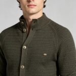 Men's Full Vertical Ribbed Henley Collar Long Sleeve Knit Sweater Soft Slim Fit Fall Winter Casual Layering Pullover - Image 9