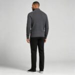 Men's Full Vertical Ribbed Henley Collar Long Sleeve Knit Sweater Soft Slim Fit Fall Winter Casual Layering Pullover - Image 11