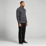 Men's Full Vertical Ribbed Henley Collar Long Sleeve Knit Sweater Soft Slim Fit Fall Winter Casual Layering Pullover - Image 12