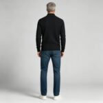 Men's Full Vertical Ribbed Henley Collar Long Sleeve Knit Sweater Soft Slim Fit Fall Winter Casual Layering Pullover - Image 19