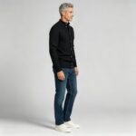 Men's Full Vertical Ribbed Henley Collar Long Sleeve Knit Sweater Soft Slim Fit Fall Winter Casual Layering Pullover - Image 20