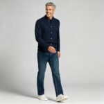 Men's Full Vertical Ribbed Henley Collar Long Sleeve Knit Sweater Soft Slim Fit Fall Winter Casual Layering Pullover - Image 22