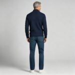 Men's Full Vertical Ribbed Henley Collar Long Sleeve Knit Sweater Soft Slim Fit Fall Winter Casual Layering Pullover - Image 23