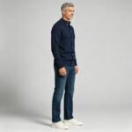 Men's Full Vertical Ribbed Henley Collar Long Sleeve Knit Sweater Soft Slim Fit Fall Winter Casual Layering Pullover - Image 24