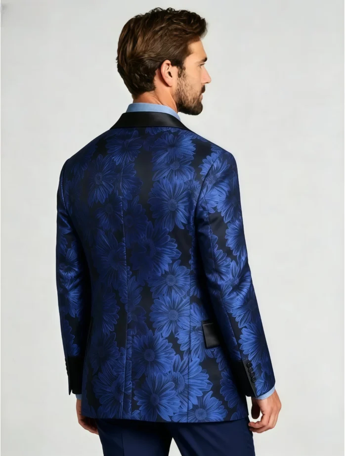 Men's Shawl Lapel Evening Tuxedo Blazer - Image 3