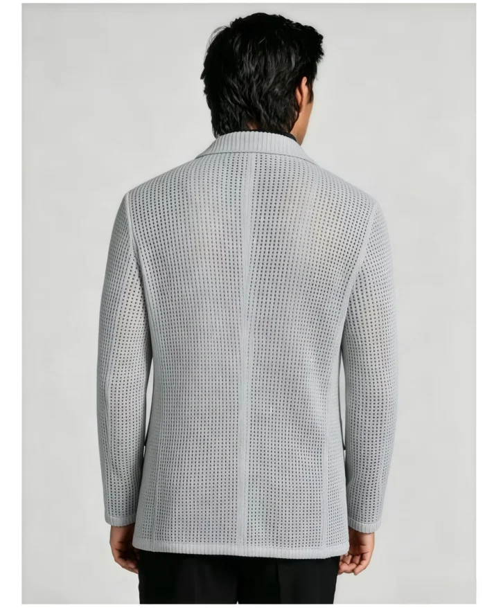 Men's Lightweight Unstructured Blazer Business Casual Daily Sport Coat Jacket - Image 7