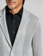 Men's Lightweight Unstructured Blazer Business Casual Daily Sport Coat Jacket - Image 8
