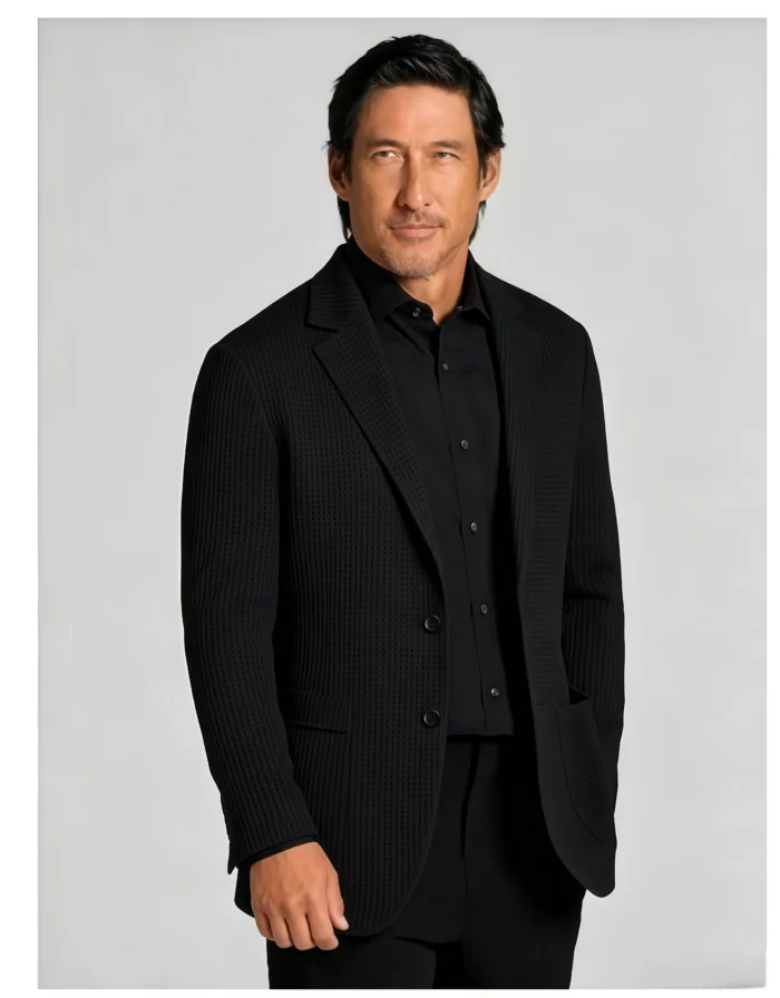 Men's Lightweight Unstructured Blazer Business Casual Daily Sport Coat Jacket - Image 13