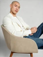 Men's Buttoned Business Casual Blazer - Image 3