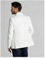 Men's Notch Lapel Single Breasted Dress Blazer Wedding Party Business Sport Coat Jacket - Image 3