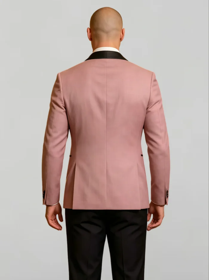 Men's Relaxed Tailored Fit Shawl Lapel Blazer Wrinkle Resistant Multi-Occasion Dress Suit Jacket - Image 2