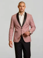 Men's Relaxed Tailored Fit Shawl Lapel Blazer Wrinkle Resistant Multi-Occasion Dress Suit Jacket
