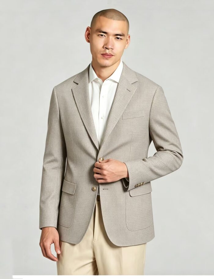 Men's Buttoned Business Casual Blazer - Image 6
